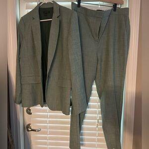 Ann Taylor Mint Green Suit